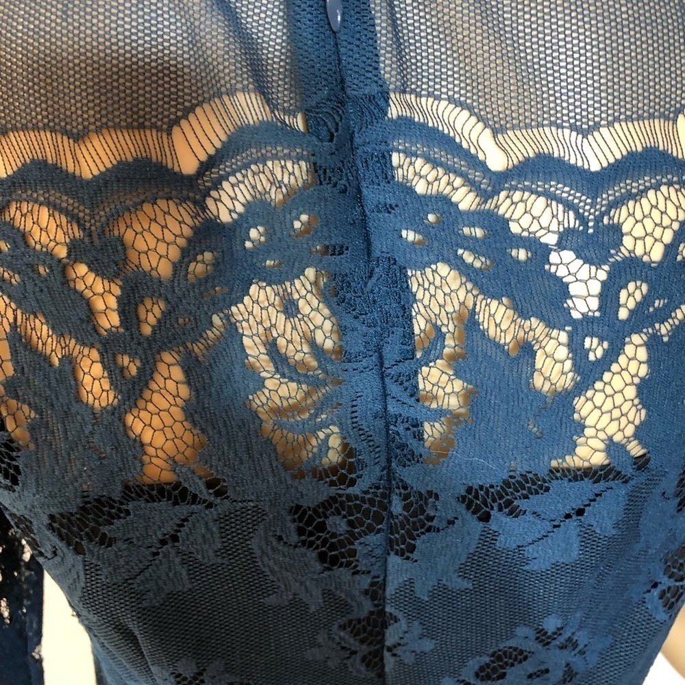 ADRIANNA PAPELL  SPECIAL OCCASION LACE DRESS - Picture 6 of 7